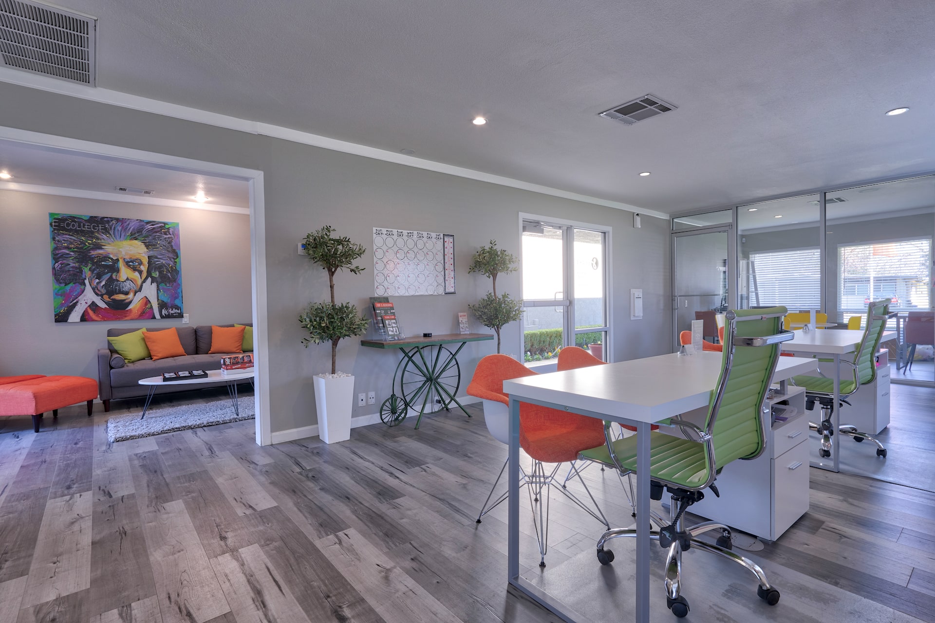 leasing center at the spoke apartments