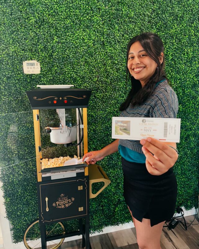 🍿 Popping in with a special invite 🍿 

We’re hosting an Open House this Friday from 3-5 pm, and it’s going to be butter than ever!🤭🤭🧈

Come by to check out the property, hear about our specials, and grab some fresh popcorn straight from our brand new machine!!🎉

Don’t miss the snacks or the savings!! We’ll see you here🥰